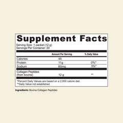 Grass-Fed Bovine Collagen Peptides - Unflavored