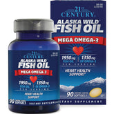 Alaska Wild Fish Oil Mega Omega-3