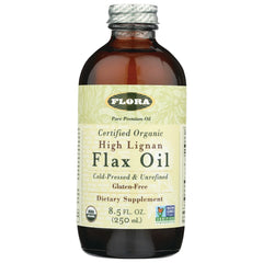 Certified Organic High Lignan Flax Oil