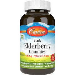 Black Elderberry Gummies + Vitamin C & Zinc - Berry