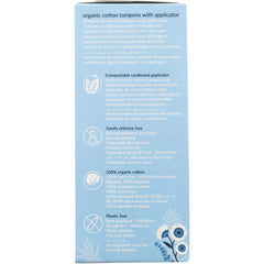 Organic Cotton Tampons with Applicator - Regular
