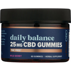 Daily Balance CBD Gummies - Wild Berry