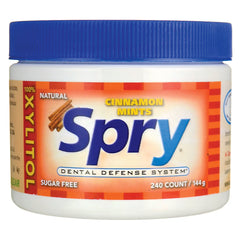 Spry Cinnamon Mints - Sugar Free