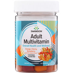 Adult Multivitamin Gummies - Orange, Cherry, Strawberry