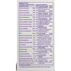 Earth's Blend Multi-Vitamin One Daily Superfood No Iron