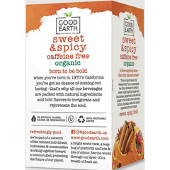 Sweet & Spicy Flavored Herbal Tea - Caffeine Free, Organic