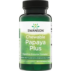 Chewable Papaya Plus - Natural Fruit Flavor