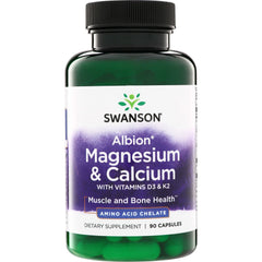 Albion Magnesium & Calcium with Vitamins D3 & K2