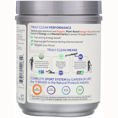 SPORT Organic Plant-Based Energy + Focus - Blackberry Cherry