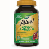 Alive! Calcium + D3 Gummy - Raspberry-Lemonade & Strawberry