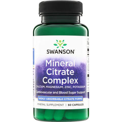 Mineral Citrate Complex - Calcium, Magnesium, Zinc, Potassium