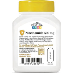 Prolonged Release Niacinamide