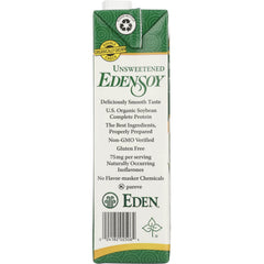 Unsweetened Edensoy Organic Soymilk