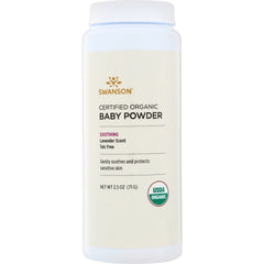 Certified Organic Baby Powder Talc Free - Lavender Scent
