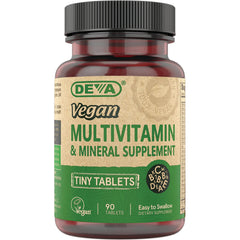 Vegan Multivitamin & Mineral Supplement - Tiny Tablets