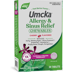 Umcka Allergy + Sinus Relief Chewables - Cherry