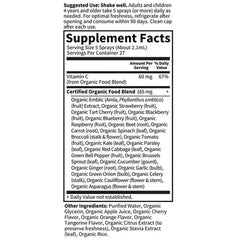 Vitamin C Organic Spray - Cherry Tangerine