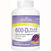 Calcium 600 + D3 Plus Minerals - Fruit Punch
