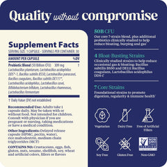 SubCulture Probiotic for Bloat