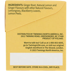 Herbal Tea Lemon & Ginger Naturally Caffeine Free