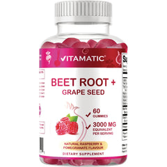 Beet Root + Grape Seed - Raspberry & Pomegranate