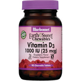 EarthSweet Chewables Vitamin D3 - Raspberry