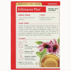 Organic Echinacea Plus Tea - Original with Spearmint