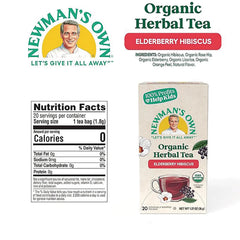 Organic Herbal Tea - Elderberry Hibiscus