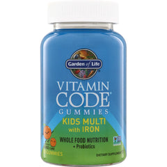Vitamin Code Gummies Kids Multi with Iron - Orange