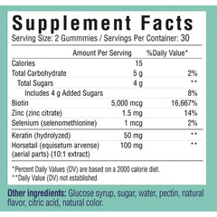 Grow Thicker Fuller Hair Gummies - Berry
