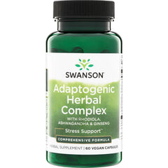 Adaptogenic Herbal Complex with Rhodiola, Ashwagandha & Ginseng