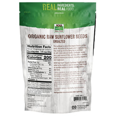 Organic Unsalted Raw Sunflower Seeds
