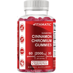 Sugar Free Cinnamon Chromium Gummies - Cinnamon & Apple Pie
