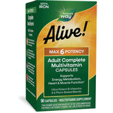 Alive! Max 6 Potency Adult Complete Multivitamin
