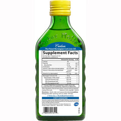 Wild Norwegian Cod Liver Oil - Lemon