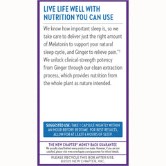 Restful Sleep and Pain Relief