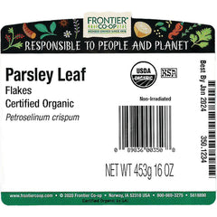 Organic Parsley Leaf Flakes