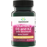 Vitamins D3 and K2 with Strontium