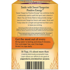 Sweet Tangerine Positive Energy Tea