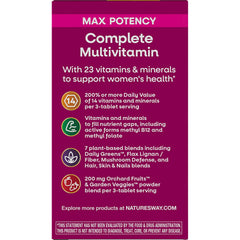 Alive! Max3 Potency Women's Complete Multivitamin