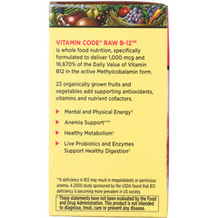 Vitamin Code Raw B-12