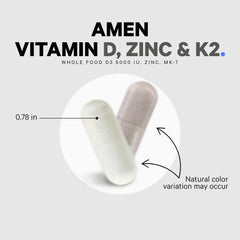 Amen Vitamin D, K2 & Zinc