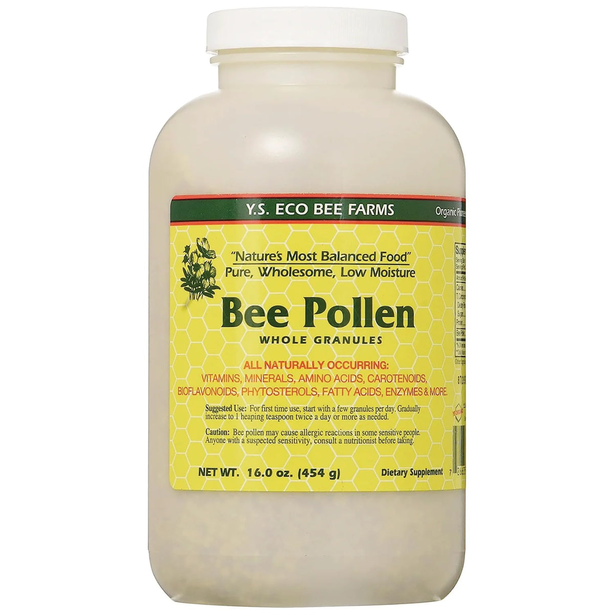 Low Moisture Bee Pollen Whole Granules