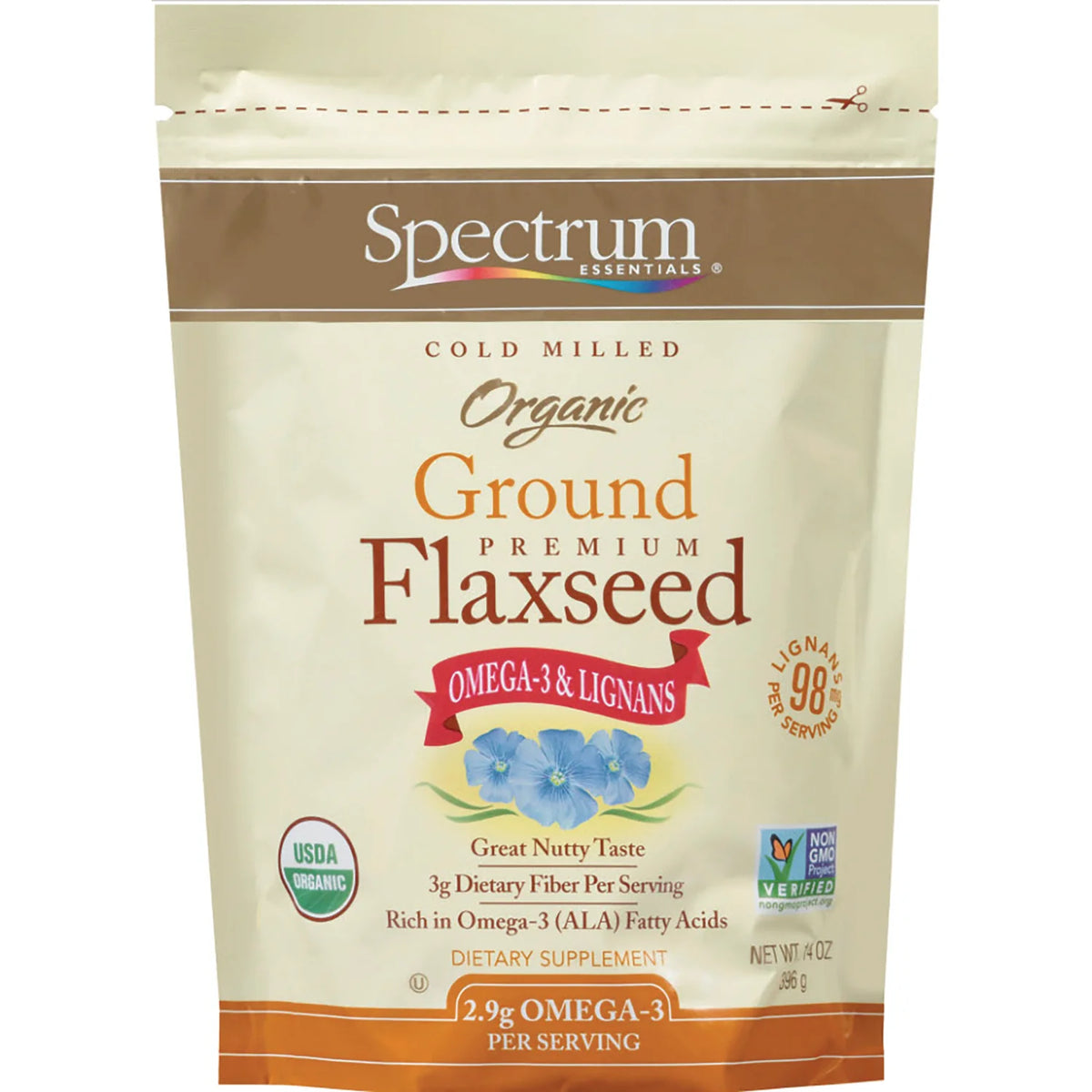 Organic Ground Premium Flaxseed