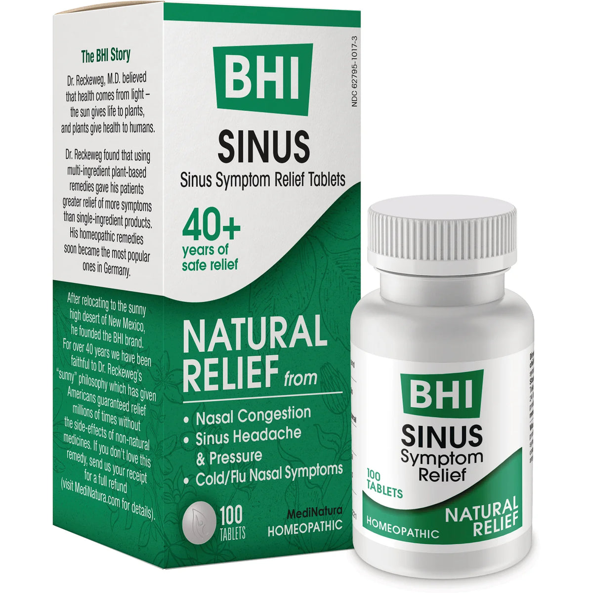 BHI Sinus Symptom Relief Tablets