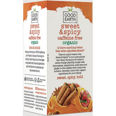 Sweet & Spicy Flavored Herbal Tea - Caffeine Free, Organic