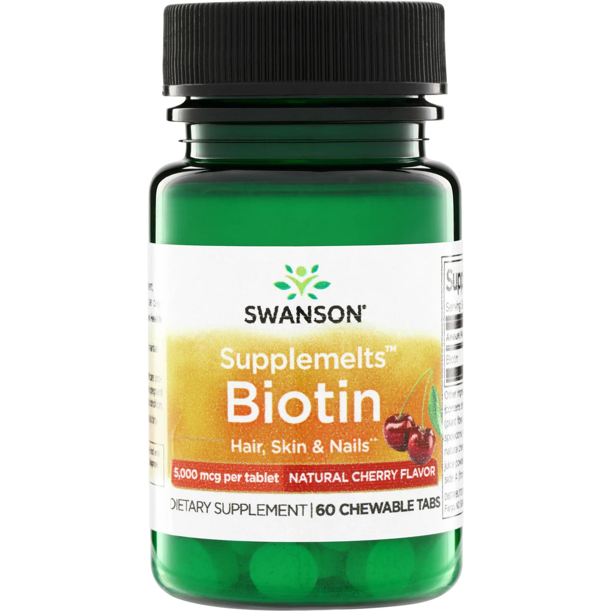 Supplemelts Biotin - Natural Cherry Flavor