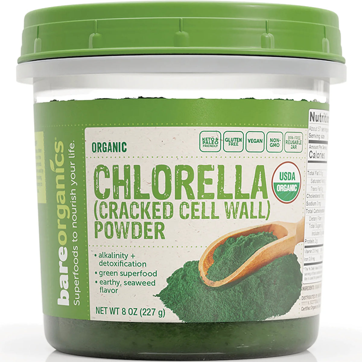 Organic Chlorella (Cracked Cell Wall) Powder