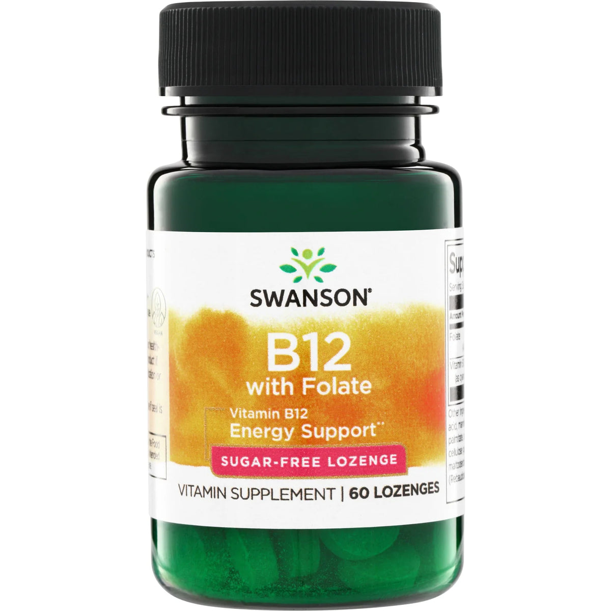 Vitamin B12 with Folate - Sugar-Free Strawberry