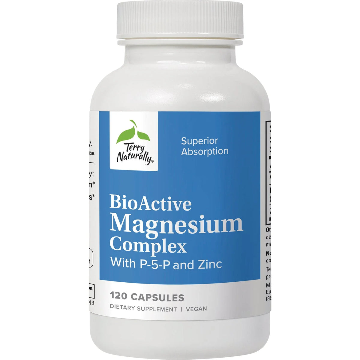 Terry Naturally BioActive Magnesium Complex with P-5-P and Zinc